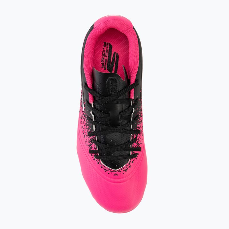 Vaikiški futbolo batai Skechers Razor Gold 1.5 FG black/pink 5