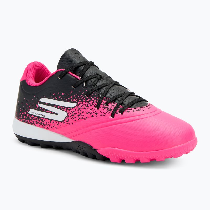 Vaikiški futbolo batai Skechers Razor Gold 1.5 TF black/pink