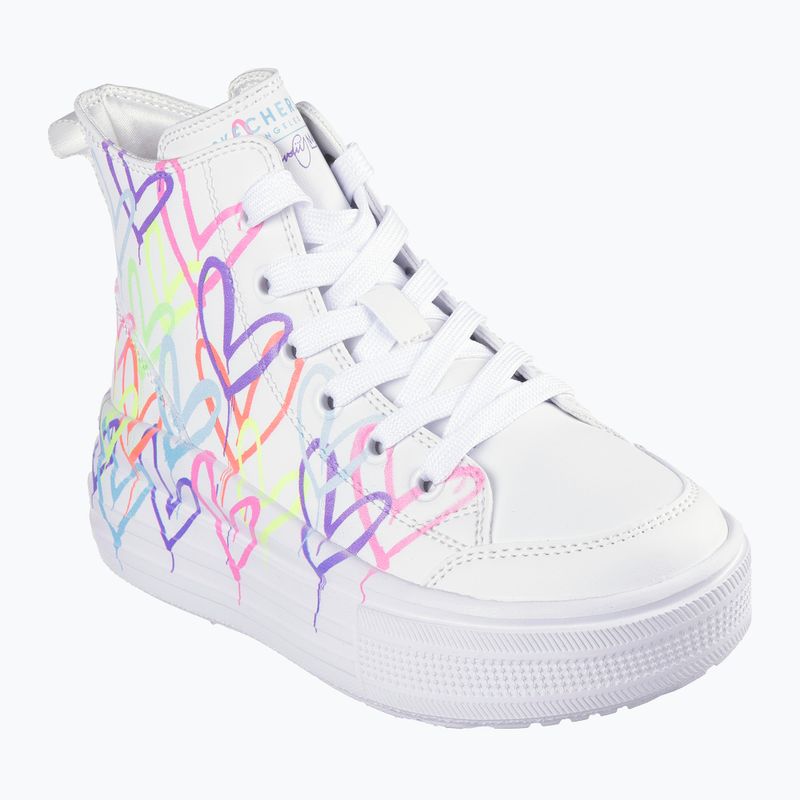 Vaikiški batai SKECHERS Hyperlift Love Daze white/multicolor 8