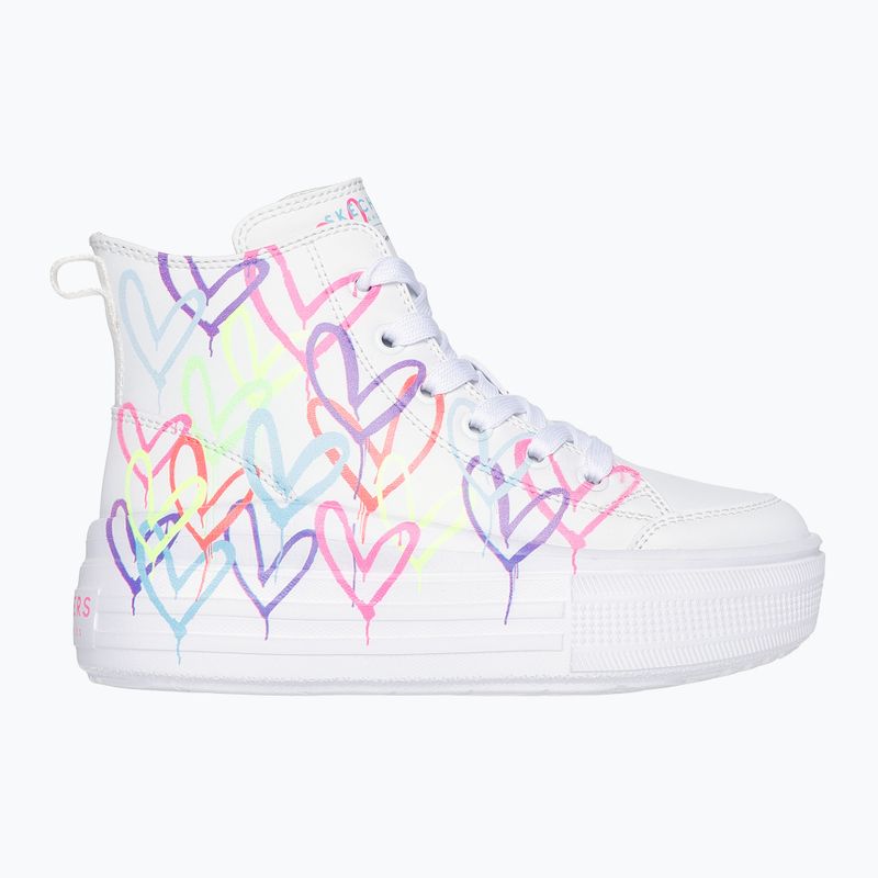 Vaikiški batai SKECHERS Hyperlift Love Daze white/multicolor 9