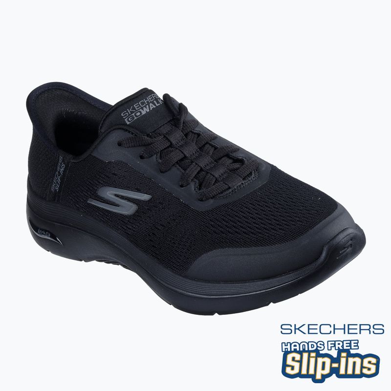 Moteriški batai SKECHERS Go Walk Arch Fit 2.0 Valencia black 14
