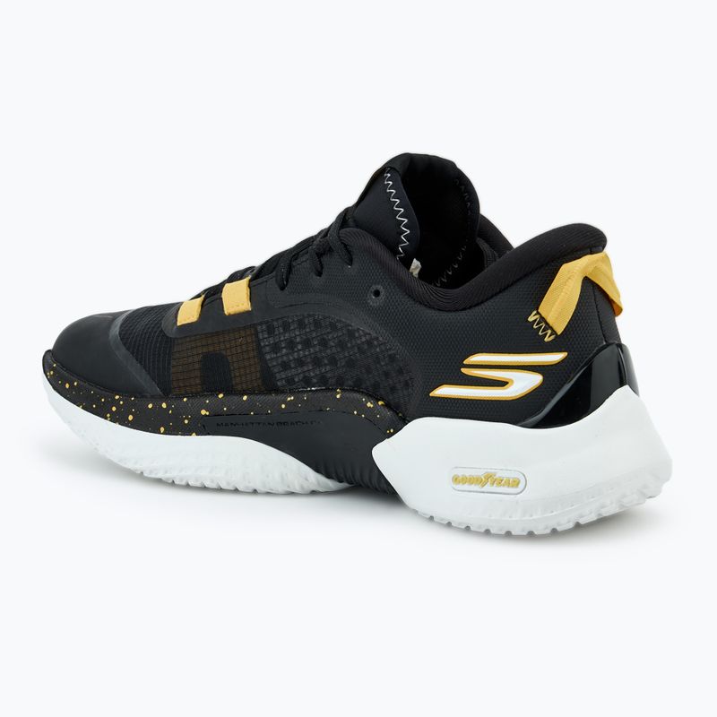 Vyriški krepšinio batai SKECHERS SKX Resagrip black/gold 3