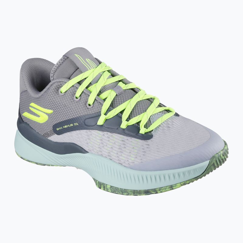 Vyriški krepšinio batai SKECHERS SKX Nexus charcoal/green 8