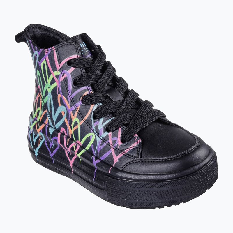 Vaikiški batai SKECHERS Hyperlift Love Daze black/multicolor 8