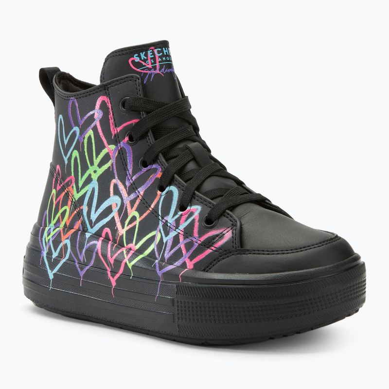 Vaikiški batai SKECHERS Hyperlift Love Daze black/multicolor