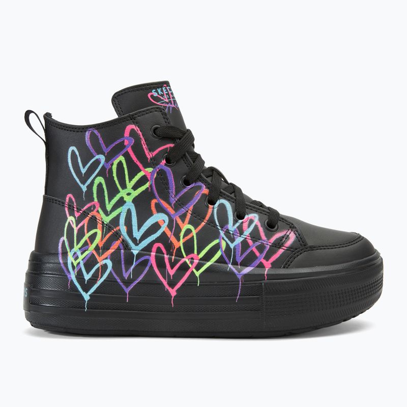 Vaikiški batai SKECHERS Hyperlift Love Daze black/multicolor 2