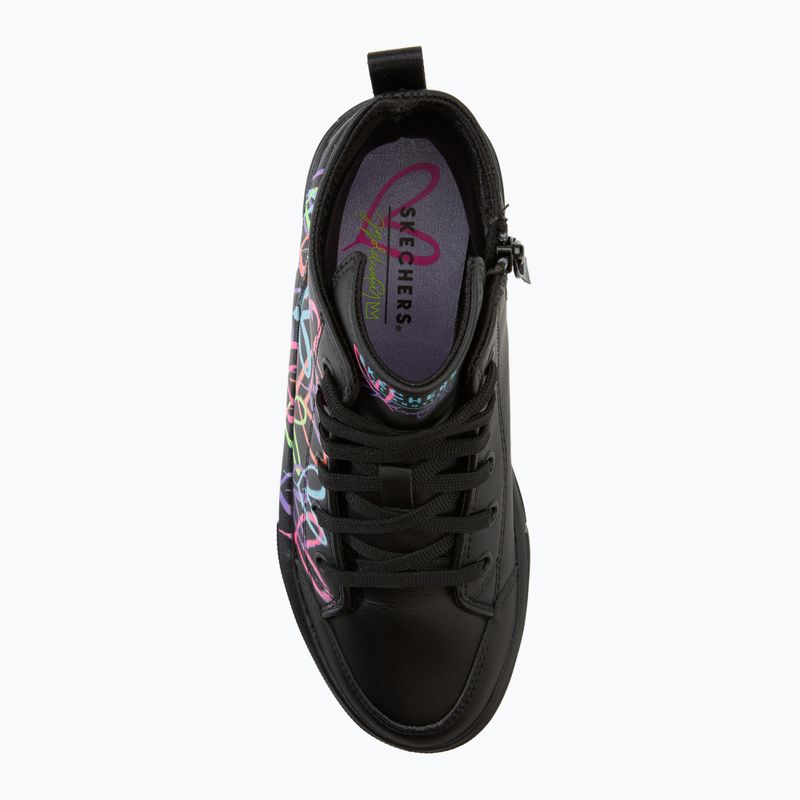 Vaikiški batai SKECHERS Hyperlift Love Daze black/multicolor 5