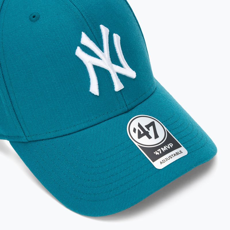 Kepuraitė su snapeliu 47 Brand MLB New York Yankees MVP dark teal 3