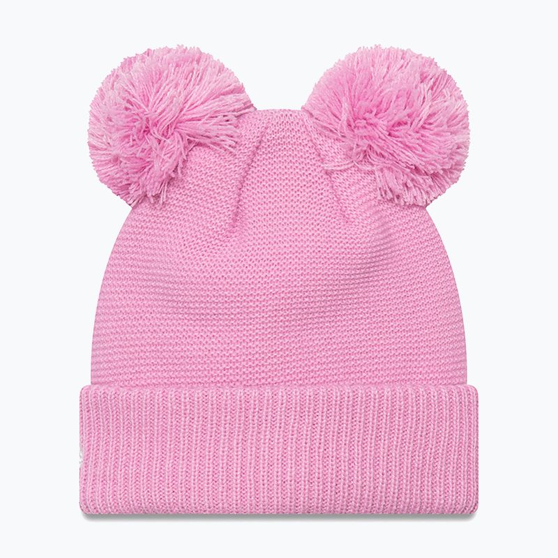 Moteriška žieminė kepurė New Era Wmns Double Pom La Dodgers pastel pink 2