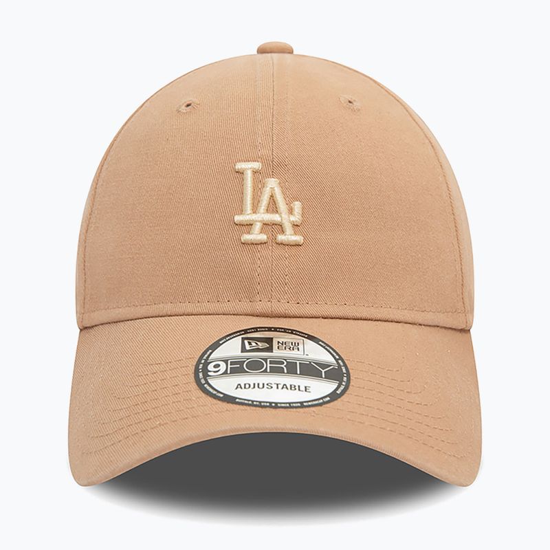 Kepuraitė su snapeliu New Era Washed 940 La Dodgers med beige 3