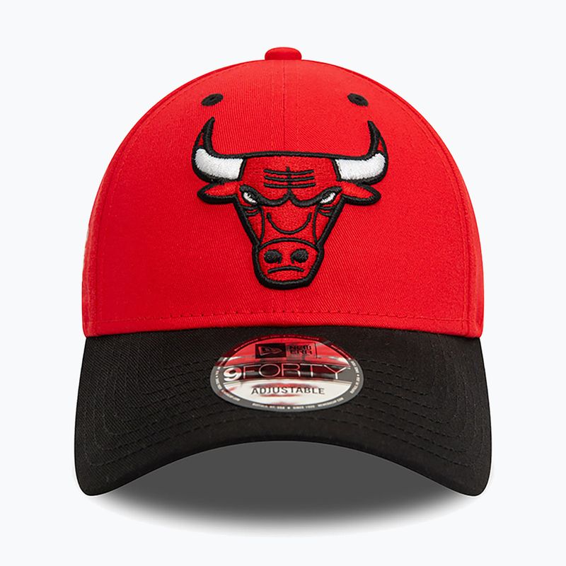 Kepuraitė su snapeliu New Era Side Patch 940 Bulls red 4