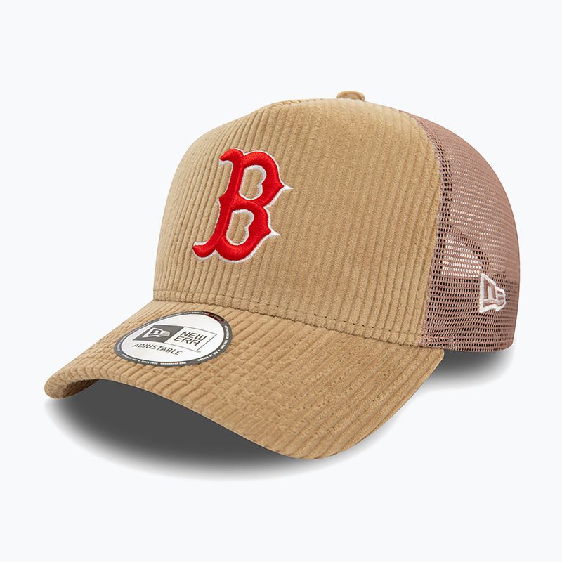 Kepuraitė su snapeliu New Era Cord Trucker Red Sox med beige 2