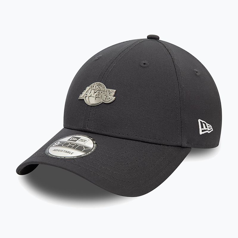 Kepuraitė su snapeliu New Era Metallic Pin 940 Lakers dark grey 2