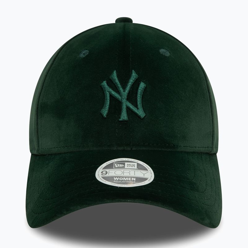 Moteriška kepuraitė su snapeliu New Era Velour Midi 9FORTY New York Yankees dark green 3