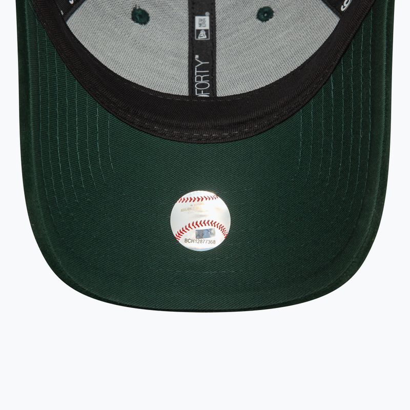 Moteriška kepuraitė su snapeliu New Era Velour Midi 9FORTY New York Yankees dark green 5