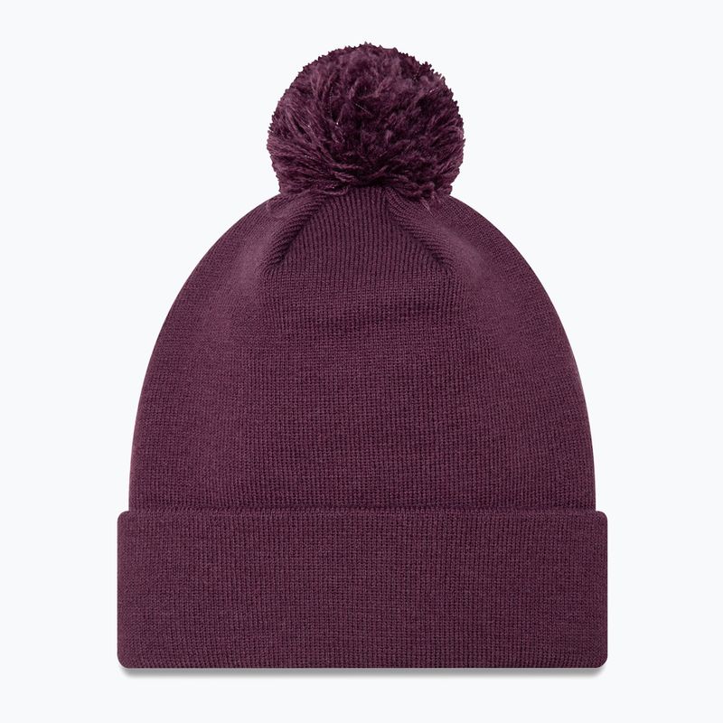 Moteriška kepuraitė su snapeliu New Era Metallic Bobble Knit Beanie New York Yankees dark purple 2