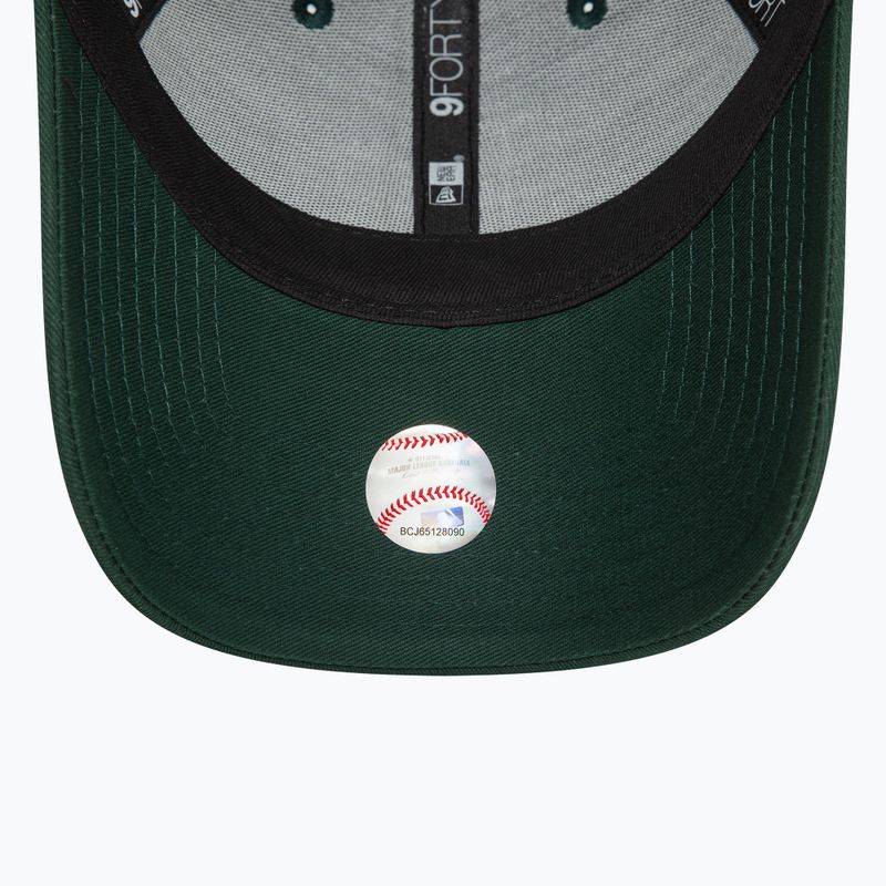 Moteriška kepuraitė su snapeliu New Era Metallic 9FORTY Los Angeles Dodgers dark green 5