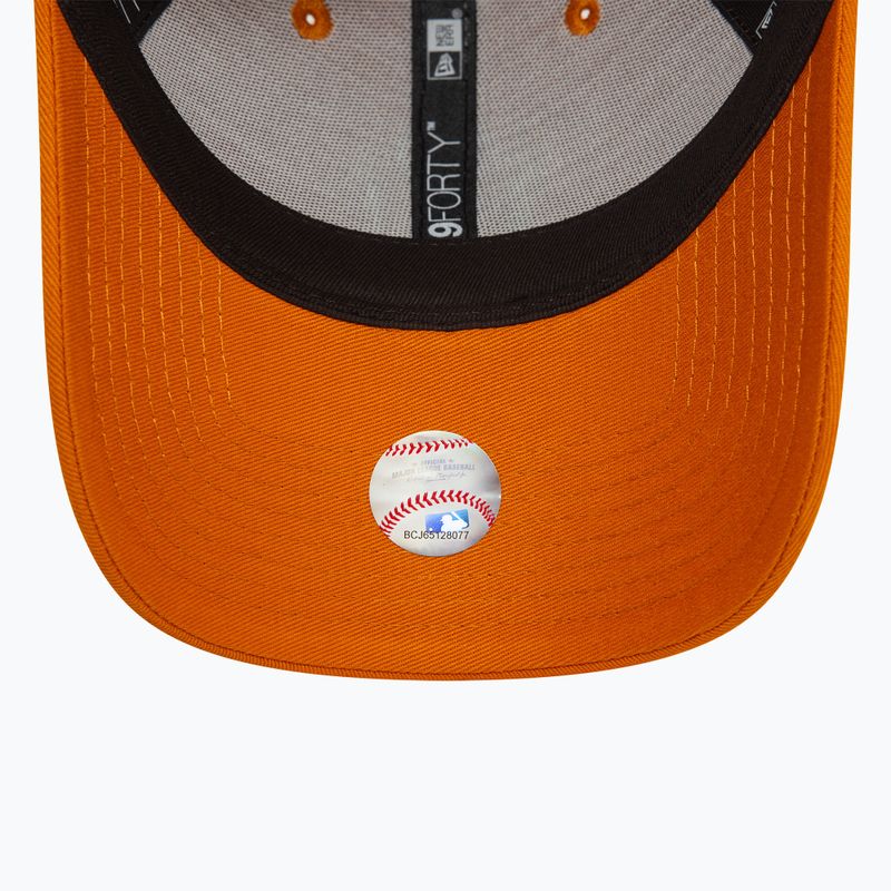 Moteriška kepuraitė su snapeliu New Era League Essential 9FORTY New York Yankees orange 4