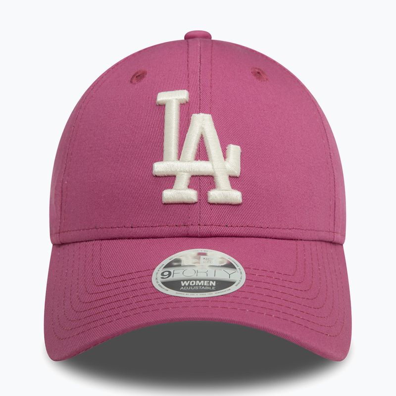 Moteriška kepuraitė su snapeliu New Era League Essential 9FORTY Los Angeles Dodgers purple 3