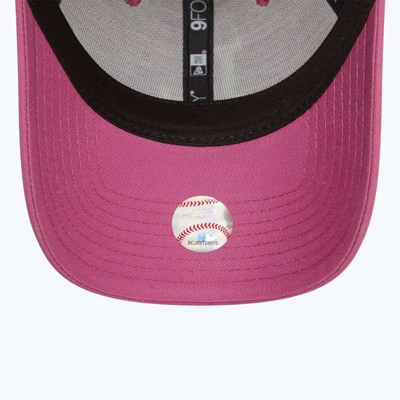 Moteriška kepuraitė su snapeliu New Era League Essential 9FORTY Los Angeles Dodgers purple 5