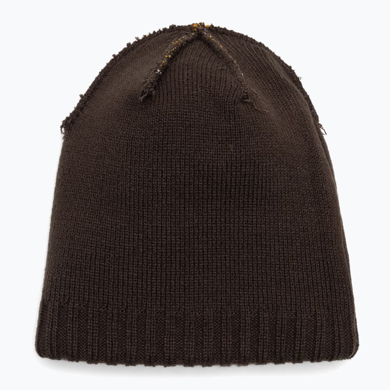 Moteriška žieminė kepurė New Era Rail Isle Cuff Knit Beanie dark brown 4