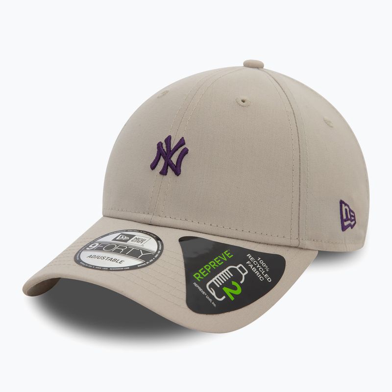 Kepuraitė su snapeliu New Era Repreve Mini Logo 9FORTY New York Yankees light beige 2