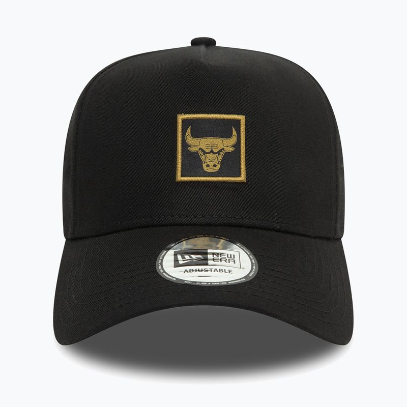Kepuraitė su snapeliu New Era Metallic Patch Eframe 9FORTY Chicago Bulls black 3
