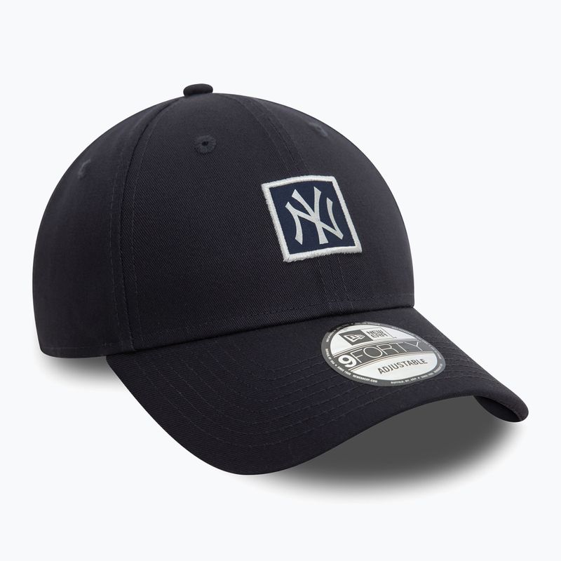 Kepuraitė su snapeliu New Era Metallic Patch 9FORTY New York Yankees navy