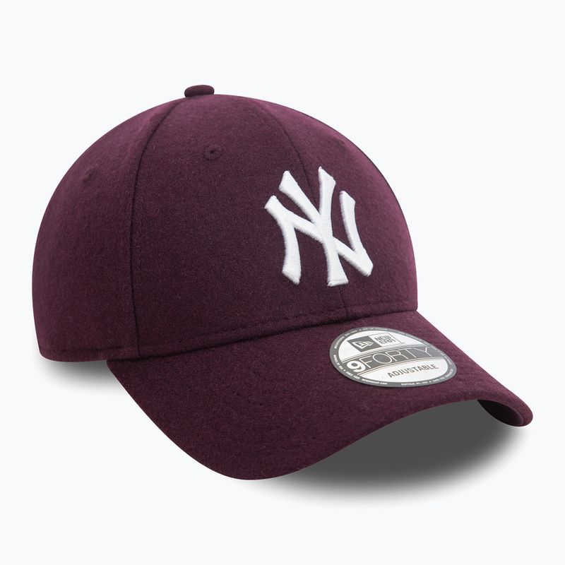 Kepuraitė su snapeliu New Era Melton Wool 9FORTY New York Yankees purple