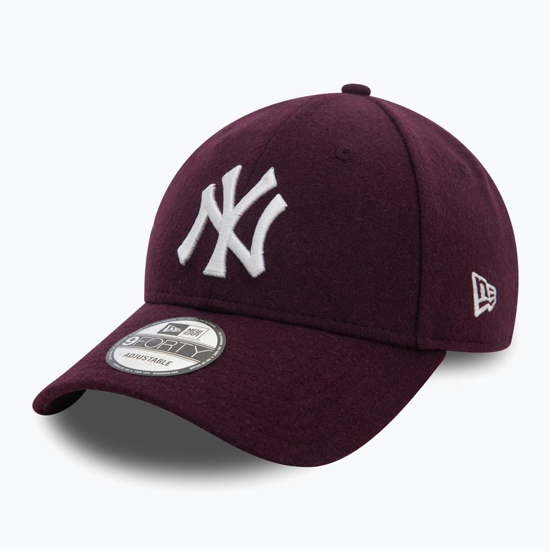 Kepuraitė su snapeliu New Era Melton Wool 9FORTY New York Yankees purple 2