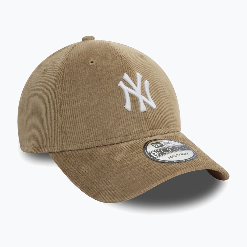 Kepuraitė su snapeliu New Era Cord 9FORTY New York Yankees beige