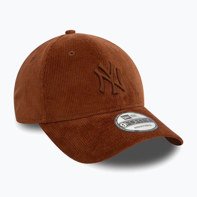 Kepuraitė su snapeliu New Era Cord 9FORTY New York Yankees brown