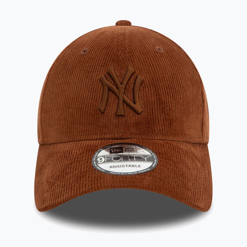 Kepuraitė su snapeliu New Era Cord 9FORTY New York Yankees brown 3