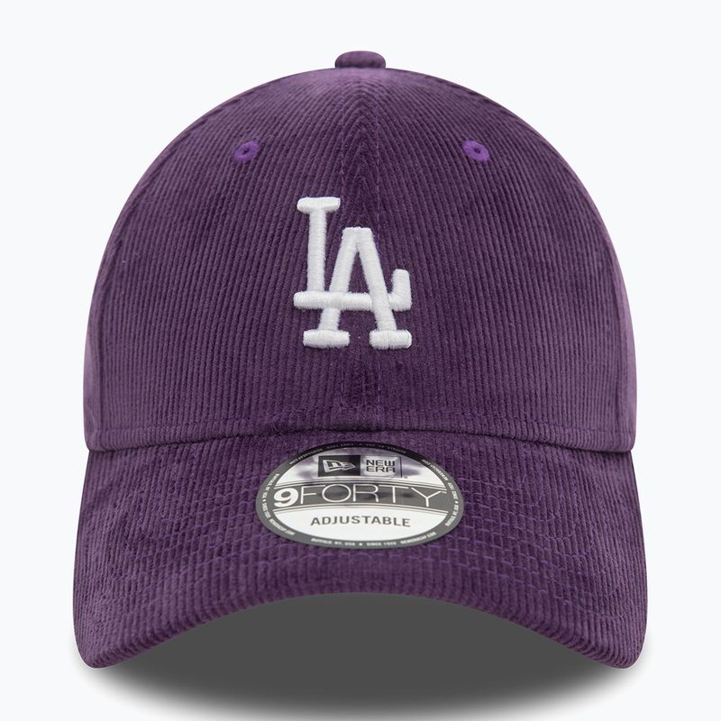 Kepuraitė su snapeliu New Era Cord 9FORTY Los Angeles Dodgers dark purple 3