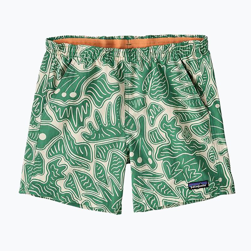 Moteriški šortai Patagonia Baggies 5" bees and flowers/heartleaf green
