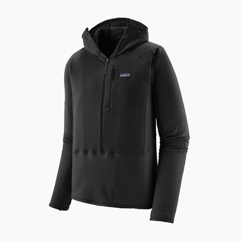 Vyriška Patagonia R1 Hybrid Pullover Softshell Striukė juoda 3