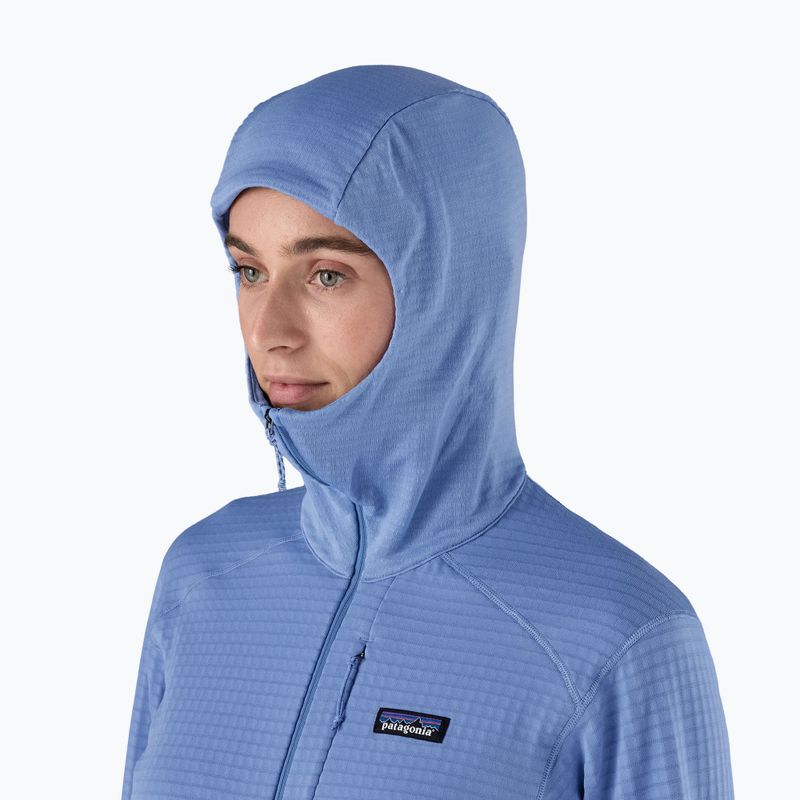 Moteriška softshell striukė Patagonia R1 Hybrid Pullover Hoody abundant blue 5