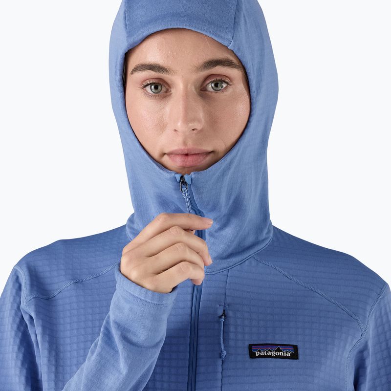 Moteriška softshell striukė Patagonia R1 Hybrid Pullover Hoody abundant blue 6