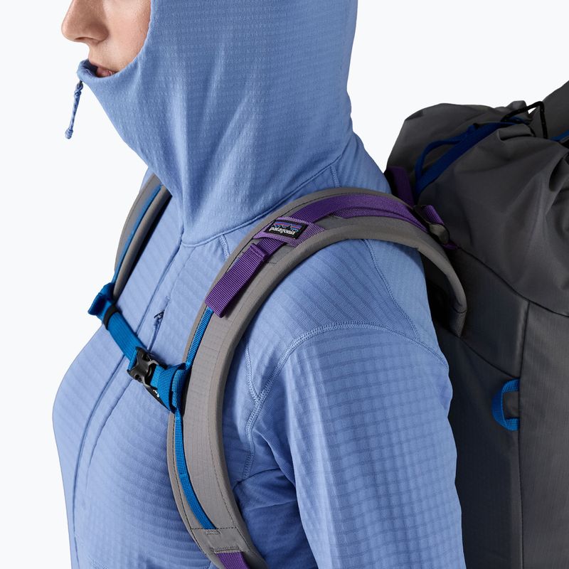 Moteriška softshell striukė Patagonia R1 Hybrid Pullover Hoody abundant blue 8