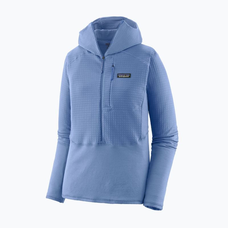 Moteriška softshell striukė Patagonia R1 Hybrid Pullover Hoody abundant blue 11