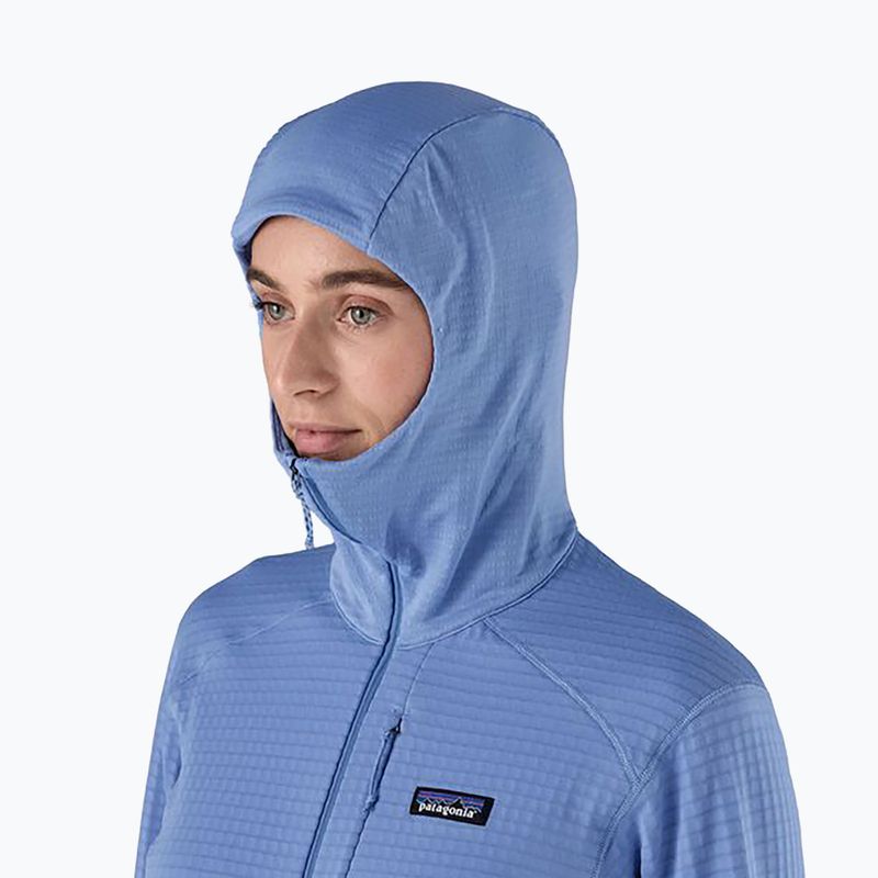 Moteriška softshell striukė Patagonia R1 Hybrid Pullover Hoody abundant blue 4