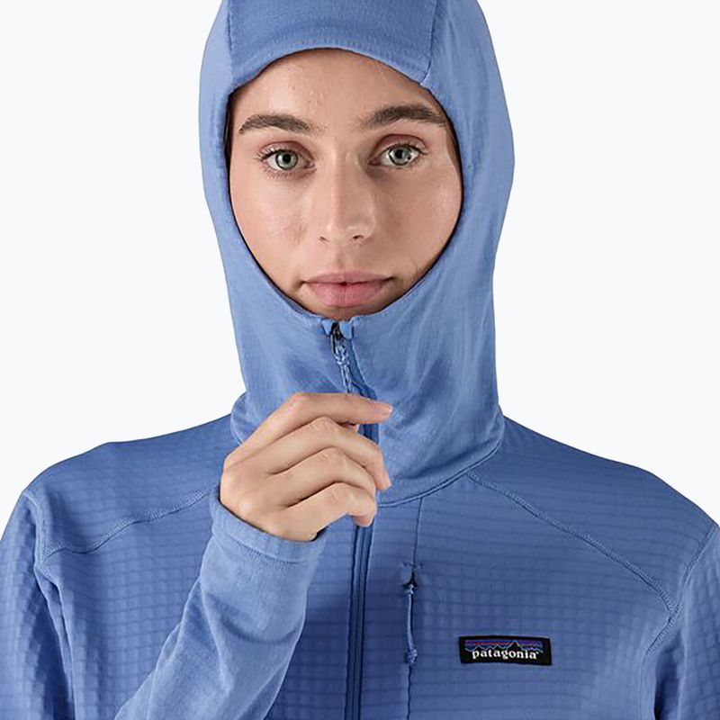 Moteriška softshell striukė Patagonia R1 Hybrid Pullover Hoody abundant blue 5