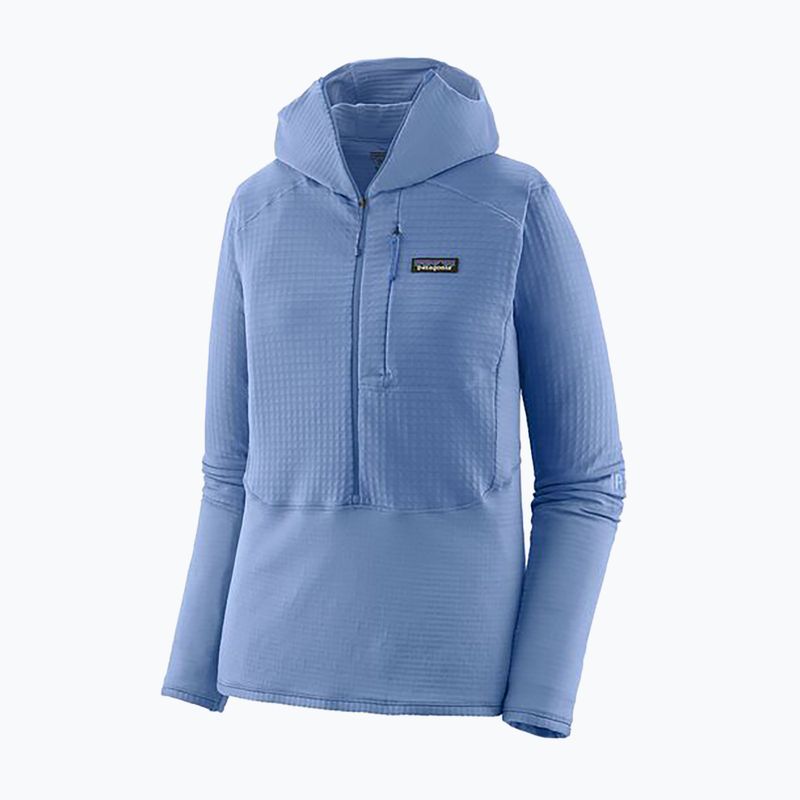 Moteriška softshell striukė Patagonia R1 Hybrid Pullover Hoody abundant blue 9