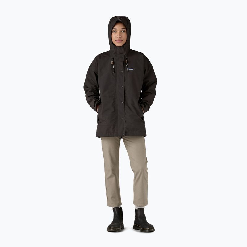 Moteriškas lietpaltis Patagonia Outdoor Everyday Rain black 2