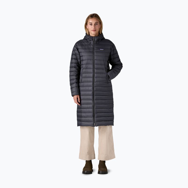 Moteriška pūkinė striukė Patagonia Recycled Down Sweater Parka juoda 2