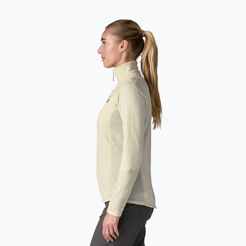 Moteriškas flisinis džemperis Patagonia R1 wool white 3