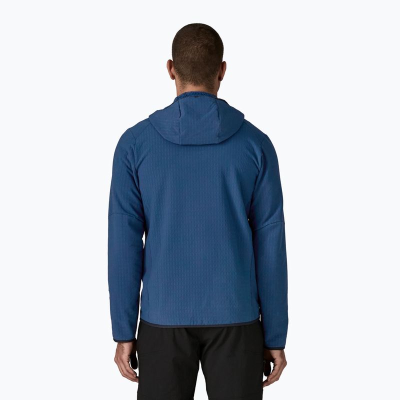 Vyriška softshell striukė Patagonia R2 TechFace Hoody clement blue 3
