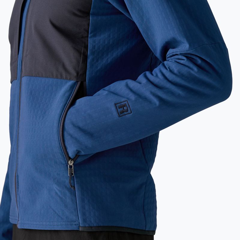 Vyriška softshell striukė Patagonia R2 TechFace Hoody clement blue 8
