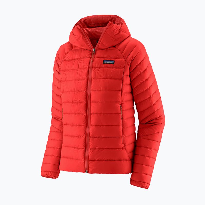 Moteriška pūsta striukė Patagonia Down Sweater Hoody sizzle red