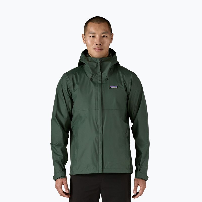 Vyriška lietaus striukė Patagonia Torrentshell 3L Rain old growth green